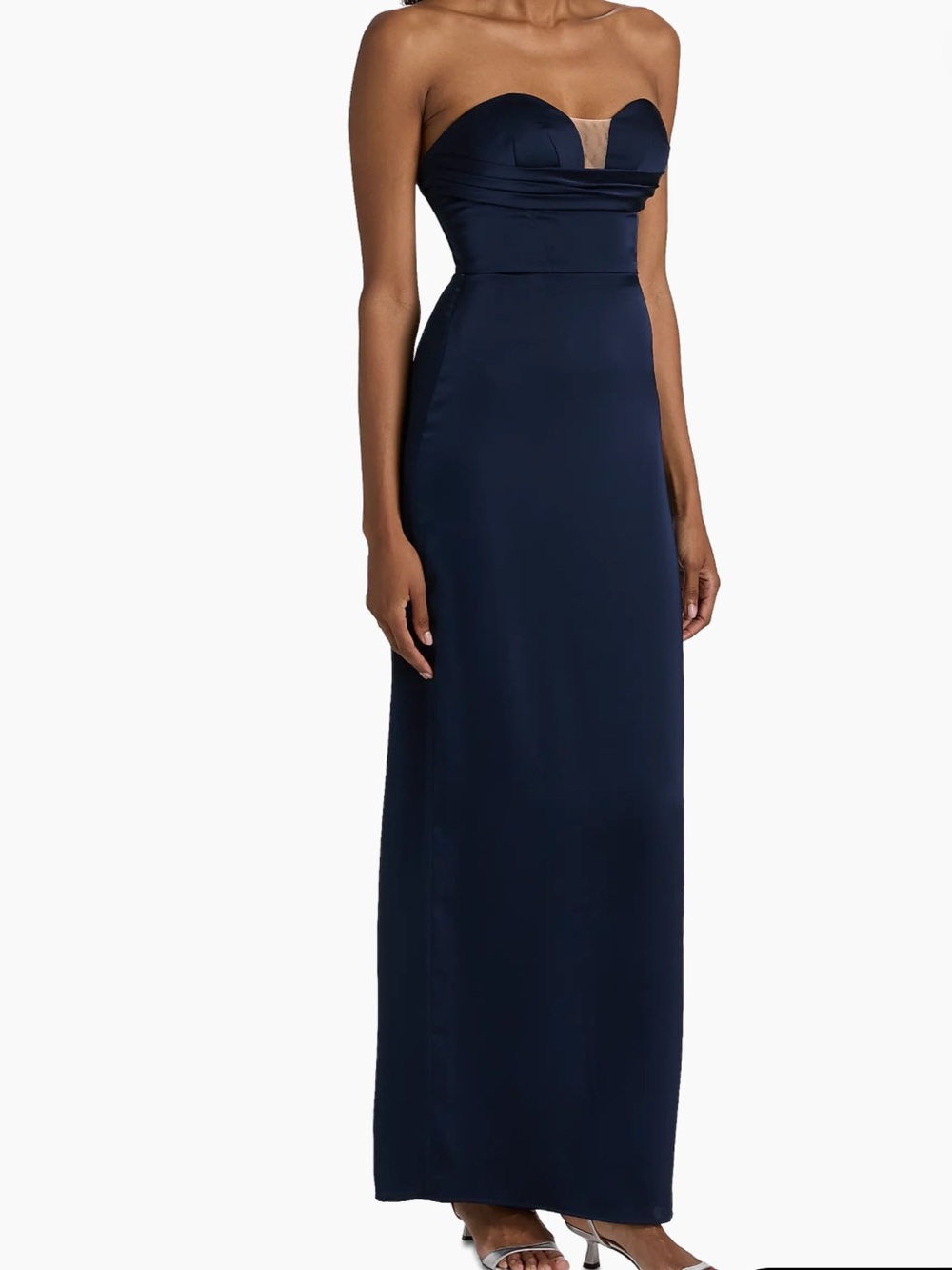 Vera Wang- Strapless Navy Evening Gown / Cocktail
